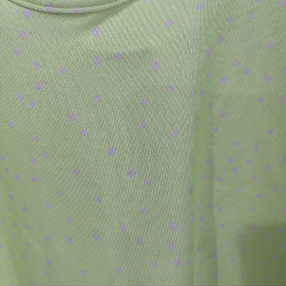 Lululemon green with polka dots. No size tag see measurements - Picture 3 of 6